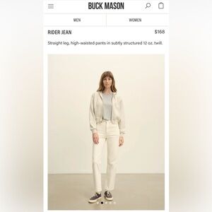 Women’s Buck Mason Rider Jean